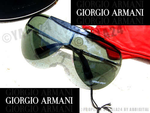 **R5,799.99** GIORGIO ARMANI Sunglasses + Certificate + Carry Case