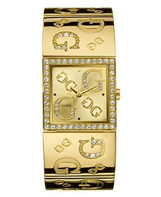 R4,300.00 >> GUESS 'G' Bedazzled Swarovski Crystal Bracelet Ladies Watch