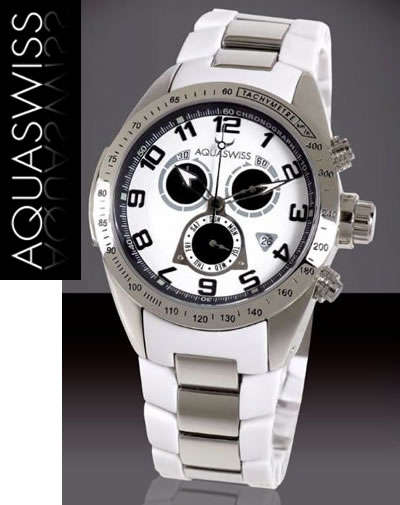 **R14,000.00** AQUASWISS TRAX CHRONOGRAPH SWITZERLAND MEN'S WATCH