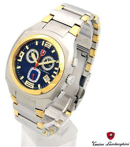 **R31,000.00** TONINO LAMBORGHINI 18k Gold Men's Watch + Certificate + Collector Box