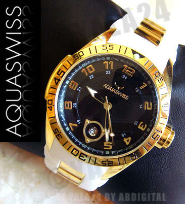R21,000.00 >> AQUASWISS TRAX ****LADY**** 18k GOLD Swiss Watch