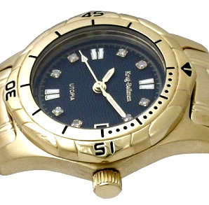 R10,000.00 KRUG BAUMEN **DIAMOND** LADIES GOLD WATCH