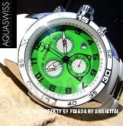 **R14,000.00** AQUASWISS Men's Trax SNOW Chrongraph Watch