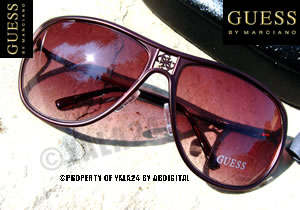 **R2,900.00** Authentic GUESS Adventurous Aviator 'G' Sunglasses + Certificate + Carry Case