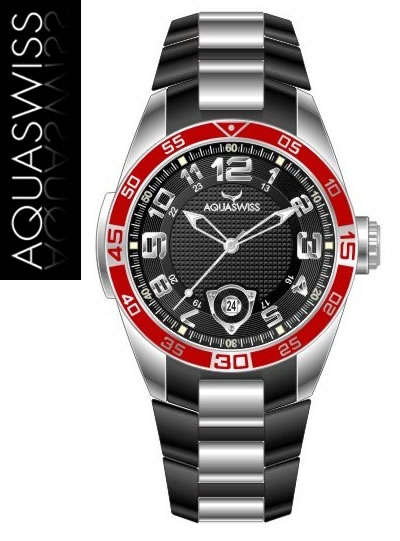 AQUASWISS Men's ***TRAX-F1*** BLACK EDITION Swiss Watch BRAND NEW @@VALUATION INCLUDED@@