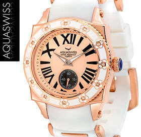 R22,000.00 >> AQUASWISS ladies genuine **DIAMONDS** & 18k GOLD Kim Kardashian Swiss Watch