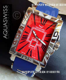 AQUASWISS Anchor Collection RED Swiss Watch BRAND NEW 100% GENUINE