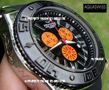 AQUASWISS XG SWISS MADE 100M CHRONOGRAPH WATCH SEAMONSTER DIVER WATCH BRAND NEW W/ DOCUMENTS