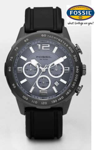 R2,500.00 >> FOSSIL Submariner CH2531 Ion Plated Chronograph Watch BRAND NEW