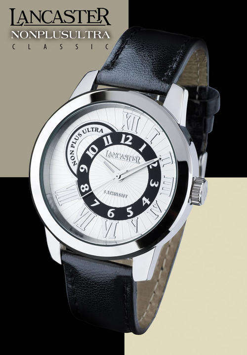 R4,500.00 >> LANCASTER Men's Classic Italy Genuine Leather Watch