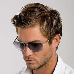 Authentic GUESS Men's Modern Aviator Sunglasses + Guess GOLD Case BRAND NEW