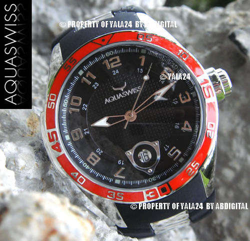 AQUASWISS Men's Trax F1 DAYTONA Swiss Watch 100% GENUINE OR 100X MONEY BACK