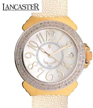 R22,000.00 >> LANCASTER Ladies genuine **DIAMONDS** 112 diamonds 0.86ct w/ CERTIFICATES Swiss Watch