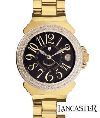R16,400.00 >> LANCASTER Ladies w/ 112 DIAMONDS .86ct w/ CERTIFICATES Swiss Watch