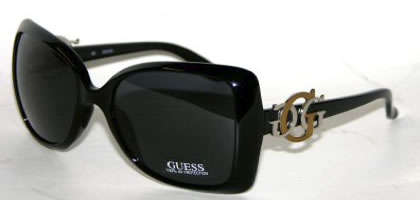 **R2,900.00** Authentic GUESS Ladies Black NYC Sunglasses + Guess GOLD Case + documents