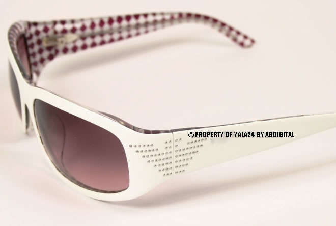 **R3,450.00** Authentic EMPORIO ARMANI Ladies DIAMANTE Sexy White Sunglasses + ARMANI Case