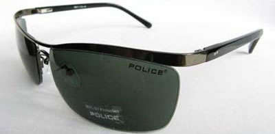 Authentic POLICE Men's Marines Rimless Sunglasses + Police Black Case + documents