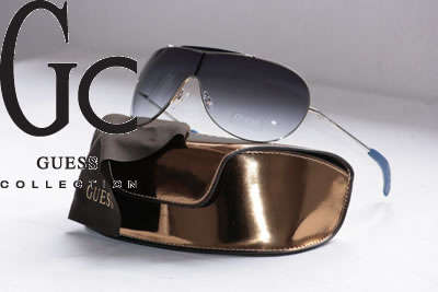 Authentic GUESS Collection Ladies LA Hollywood Aviator Sunglasses + Luxury GUESS Case BRAND NEW