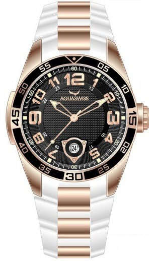 official dealer >> AQUASWISS TRAX ****LADY**** 18k ROSE GOLD pl. Swiss Watch