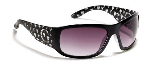 Authentic GUESS Ladies Black Crystal Sunglasses + Luxury GUESS Case BRAND NEW