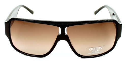 Authentic GUESS Men's AIRFORCE Pilot Aviator Sunglasses + Guess Luxury Case + documents