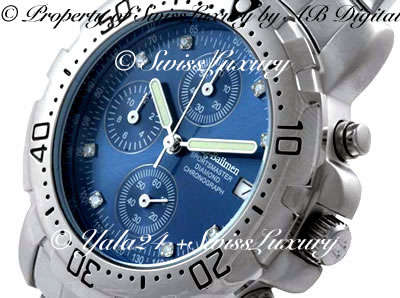 24 HR DELIVERY RARE **DIAMOND** MEN'S KRUG BAUMEN SPORTSMASTER CHRONOGRAPH CHOOSE COLOUR