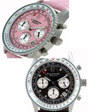 **DIAMOND** KRUG BAUMEN 8 DIAMONDS PILOT WATCH CHOOSE MEN'S OR LADIES BEAUTIFUL, ELEGANT