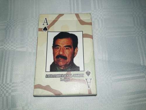 SADDAM HUSAYN PLAYING CARDS