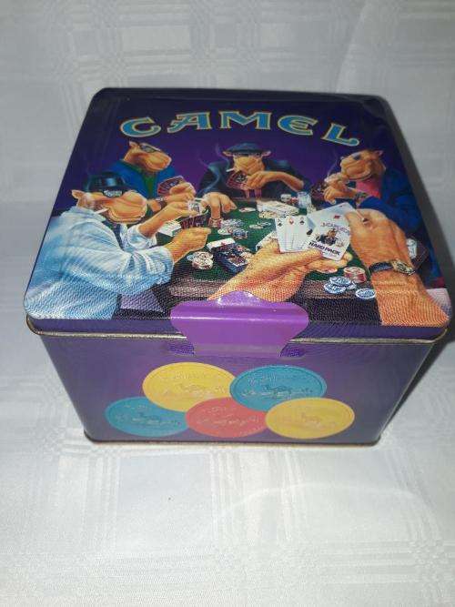 CAMEL POKER SET IN TIN
