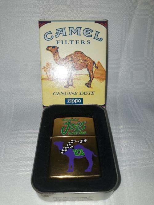 CAMEL JOE RACING ZIPPO.