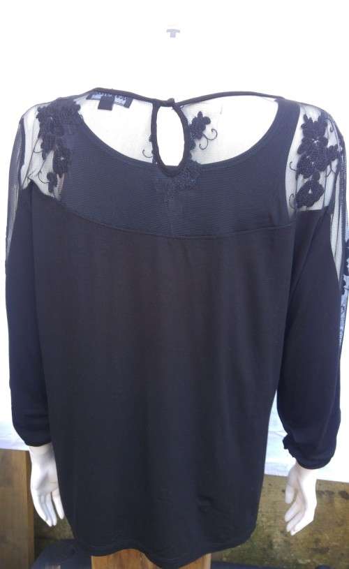 Ladies Queenspark XL Sheer Blouse