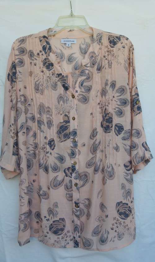 Queenspark Floral Blouse Size 18