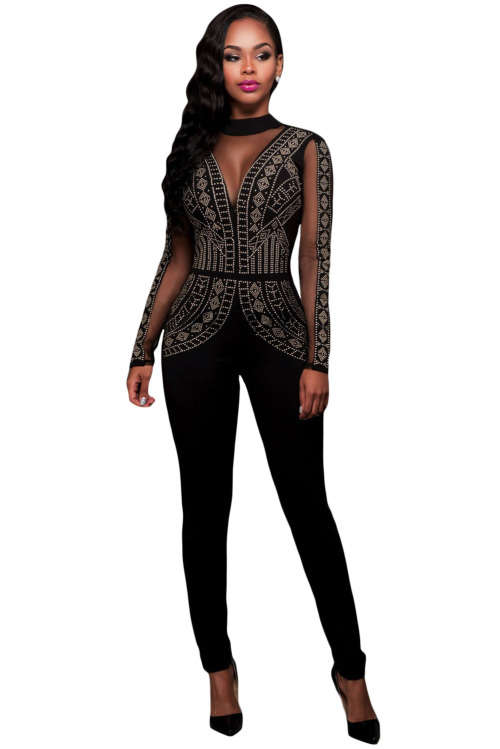 Mesh  Jumpsuit
