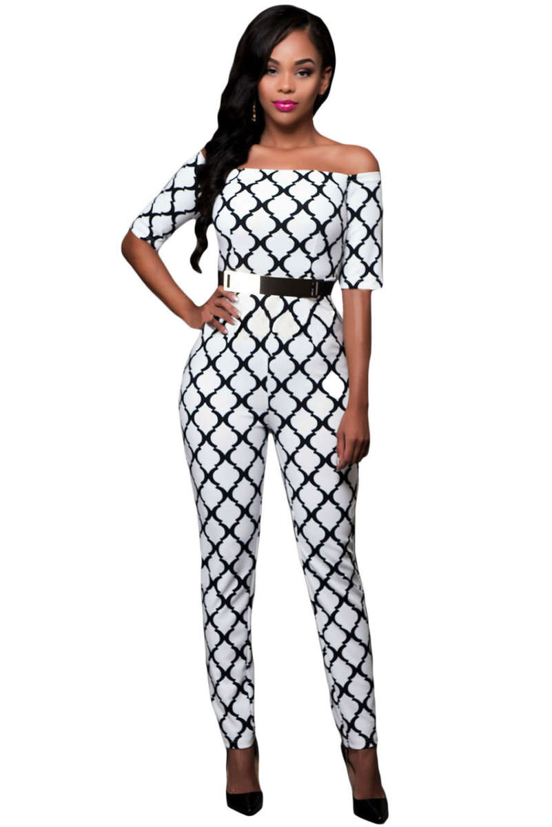Off Shoulder Jumpsuit
