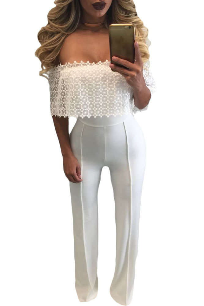 Off Shoulder Jumpsuit