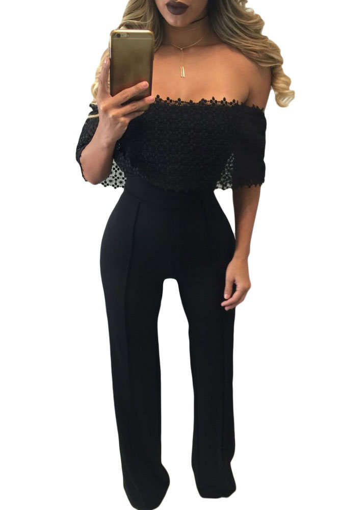 Off Shoulder Jumpsuit