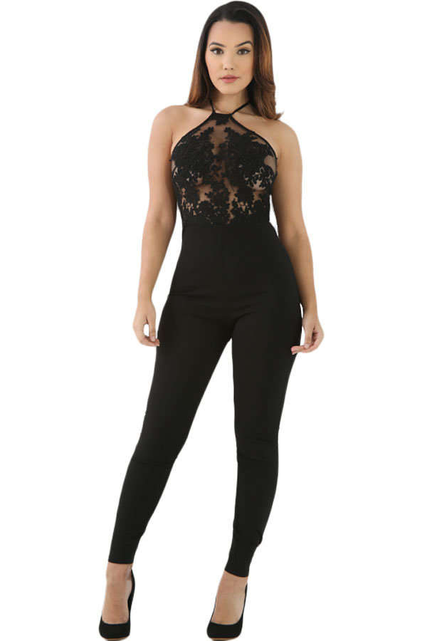 MFLC64259 Halter Jumpsuit