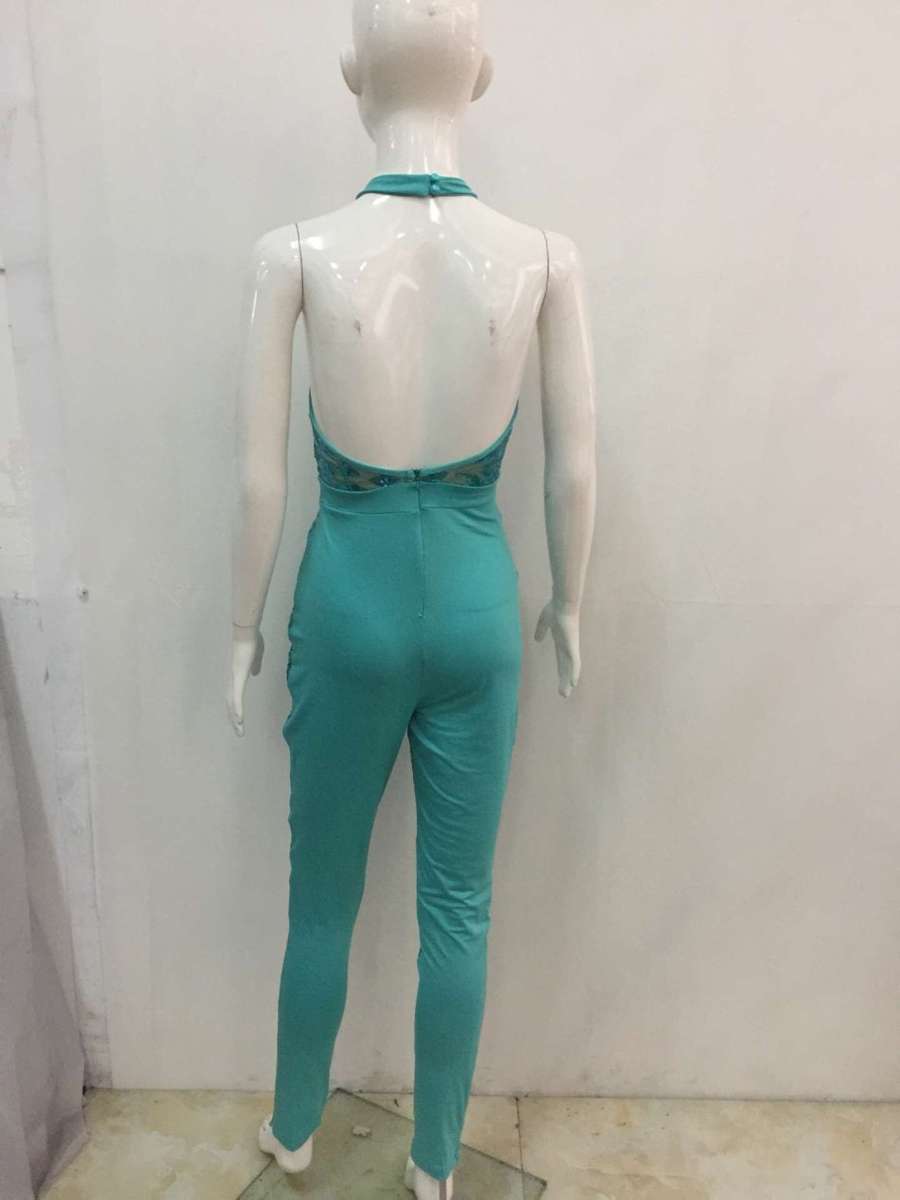 bursts sequin Jumpsuit