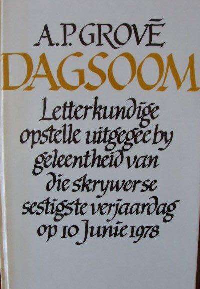 Dagsoom - A.P. Grove