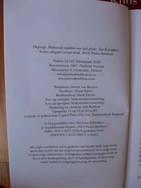 Ongeslyp - skitterende staaltjies van lank gelede - Jan Roderigues