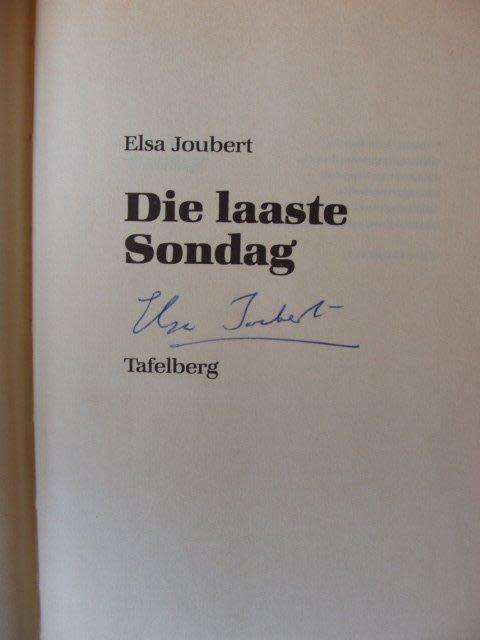 Die laaste Sondag - Elsa Joubert (geteken)