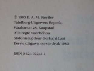 Die laaste Sondag - Elsa Joubert (geteken)