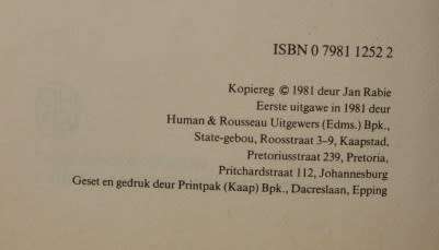 Johanna se Storie - Jan Rabie