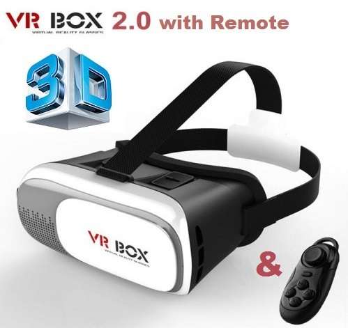 3D Virtual Reality Box with remote. The Box that helps you explore all 3D content from your phone