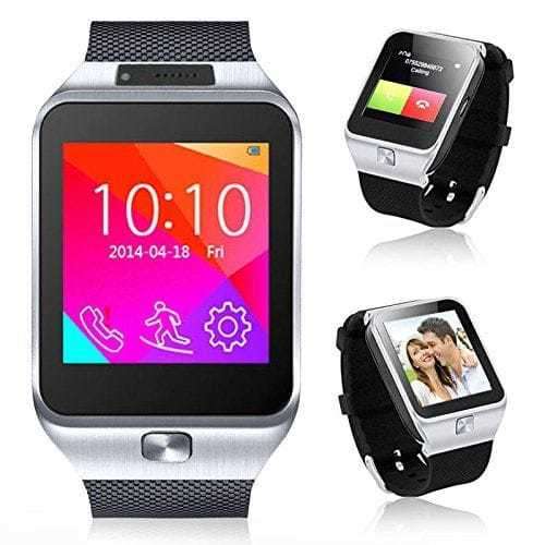Smart Watch Phone. The watch with Sim and memory card slots. Camera/Bluetooth and multimedia