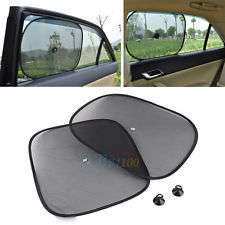 Large Size 2 pcs Car Sun Shade. black color