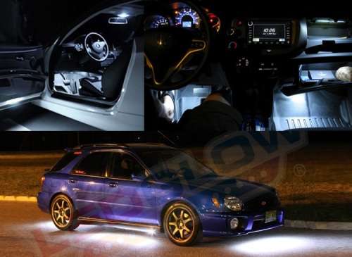 2 x LED Daytime Running Lights. Super Bright 6500k White.