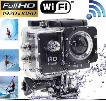 2.0" 1080P Full HD Action Sports Camera/Camcoder. WIFI. Waterproof Available in White and Silver