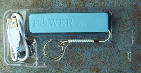 2600mah Battery Power Bank. Assorted colors available