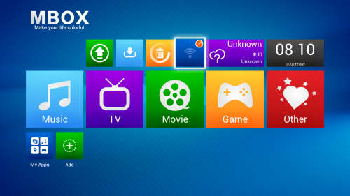 Full HD 1080P Android Multimedia TV, PC  Box. MXQ S805 Android 4.4 Quad-Core WiFi, HDMI, USB, SD